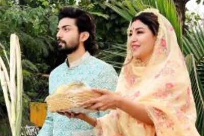 Debina Bonnerjee, Gurmeet Choudhary Celebrate Chhath Puja, See Pics