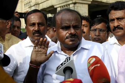 CM Kumaraswamy Stirs Controversy By Calling Agitating Karnataka Farmers ‘Goondas’