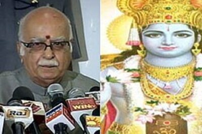 Advani talks of blood relation with Lord Ram