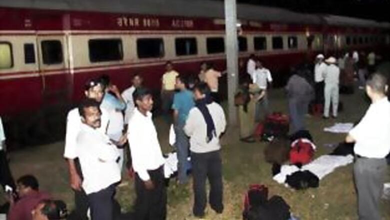 Rajdhani passengers safe, train leaves for Delhi