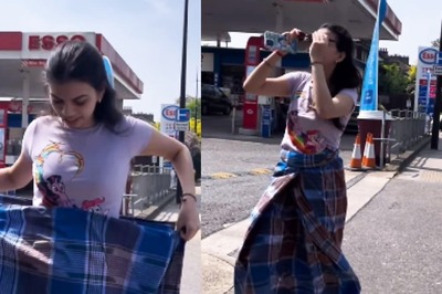 Video Of Woman Walking Around London Streets In A Lungi Is Trending
