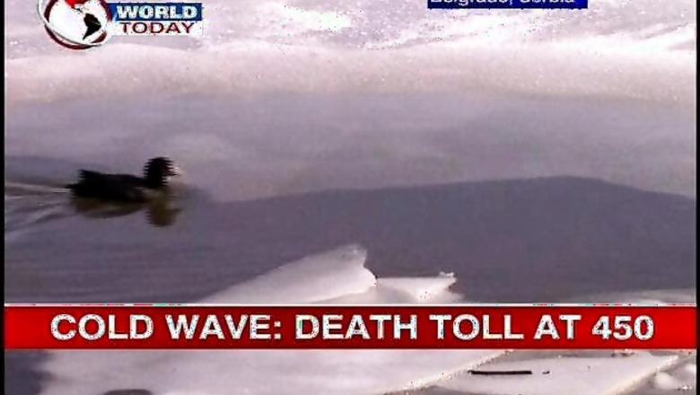 450 die across Europe due to cold waves