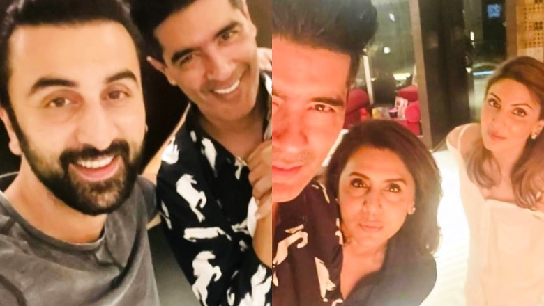 Manish Malhotra Shares Pictures with Neetu Kapoor, Ranbir Kapoor from Private Party