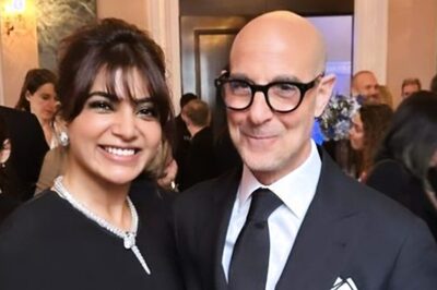 Samantha Ruth Prabhu Has a Fangirl Moment As She Meets Stanley Tucci At Citadel Premiere In London