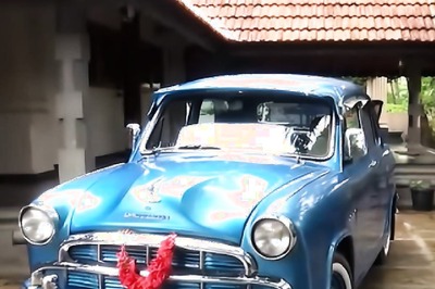 Watch: Kerala Man Receives His Beloved Hindustan Ambassador as a Gift From His Sons