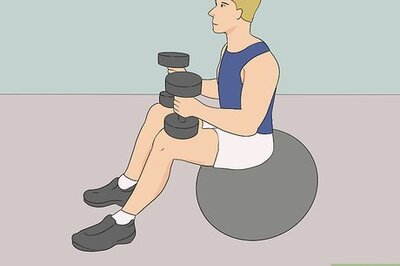 How to Do Balance Ball Dumbell Chest Press