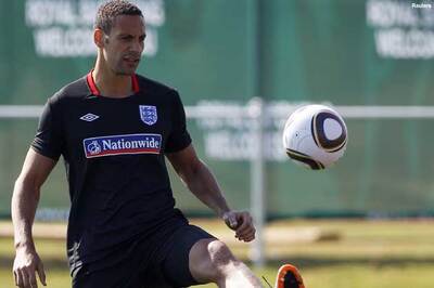 Injured Ferdinand to be out for a month