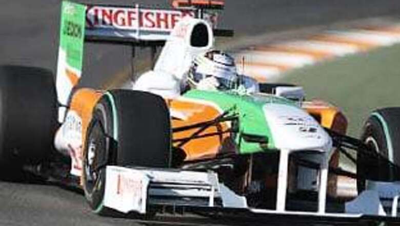 Force India rookie driver eighth in tests