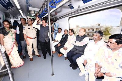 Hyderabad Gets Second-largest Metro Route in Country as KCR Flags off New Corridor