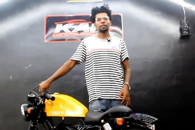 This TVS XL100 Moped Modified Into Harley Davidson Forty-Eight Looks Eerily Similar