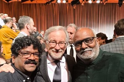 Oscar Nominees Luncheon: MM Keeravaani, Chandrabose And Steven Spielberg In One Frame
