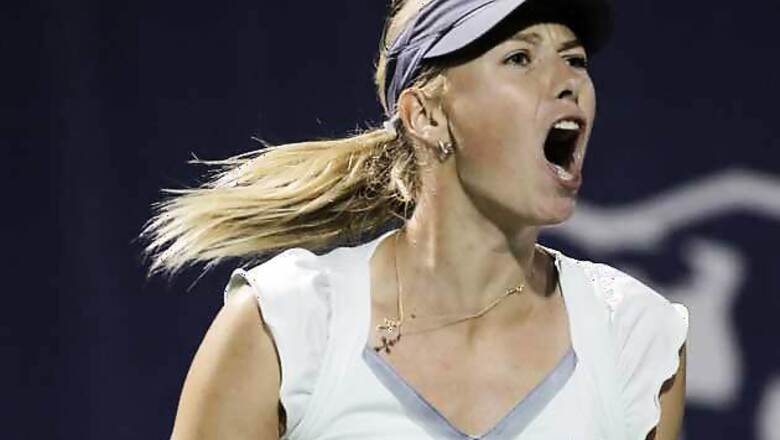 Sharapova, Wozniacki advance in Stuttgart