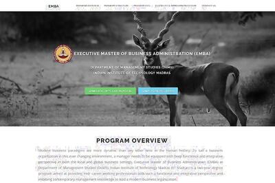 IIT Madras EMBA Admissions 2018, Apply Before 30th November 2017