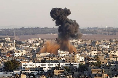 Israel holding fire in Egypt premier's Gaza visit