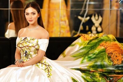 Nusraat Faria Looks Adorable in Nature-Printed Gown, See Pics