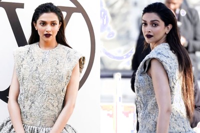 Deepika Padukone Steps Up Her Glam Game In a Beige Outfit As She Attends Paris Fashion Week