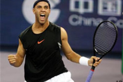 Blake blazes past Nadal in Masters Cup