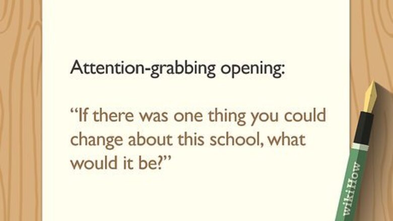 How to Write a Student Council Speech