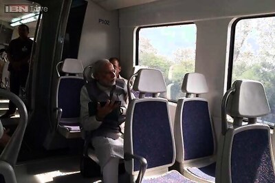 'Really enjoyed the ride', tweets Narendra Modi after travelling in Delhi Metro