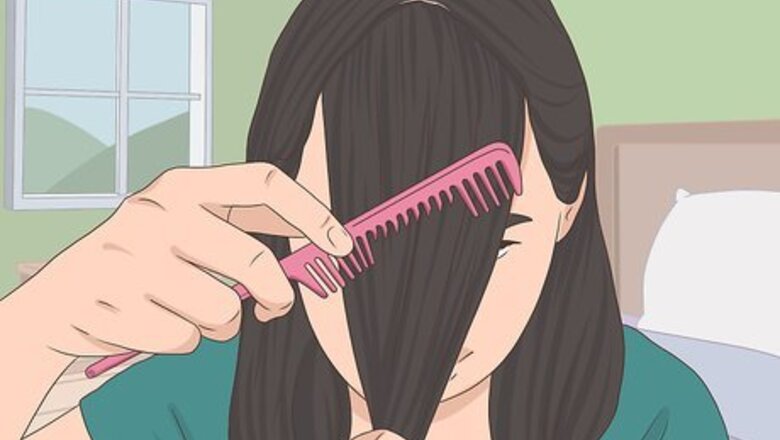 How to Cut Triangle Bangs