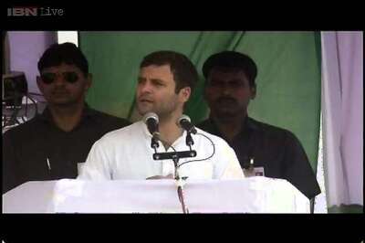 Gujaratis toiled hard, but Modi hogging credit, says Rahul