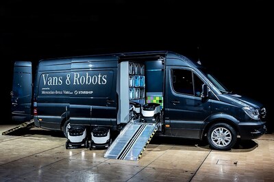 Mercedes Benz Wants to Use Robots For Making Goods Deliveries