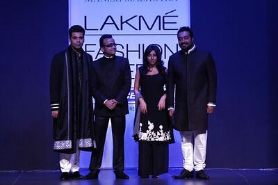 Snapshot:Karan Johar, Zoya Akhtar, Anurag Kashyap walk the ramp at LFW