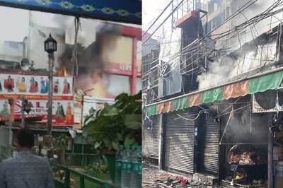 Delhi: Massive Fire Breaks Out at Garment Shop in Lajpat Nagar Market; No Casualty Reported