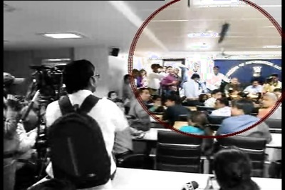 Shoe hurled at Delhi CM Kejriwal during press conference at Secretariat