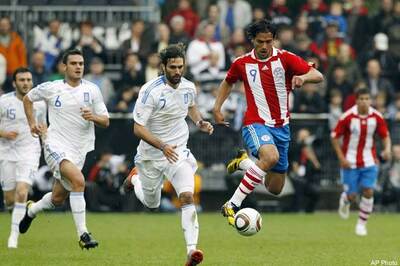 Paraguay's Cruz looks to impress City bosses