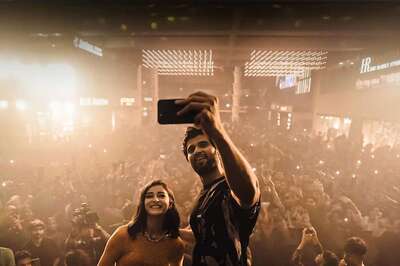 Vijay Deverakonda Visit Ahmedabad With Liger Team For Film’s Promotion