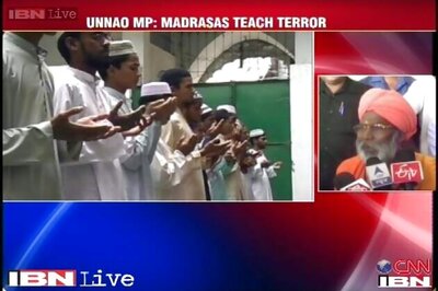 BJP MP Sakshi Maharaj faces flak for saying children in Madrassas were trained to become terrorists