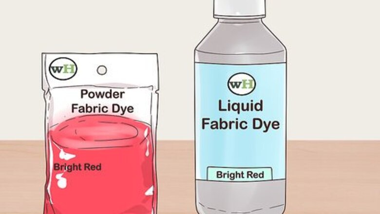 How to Dye Tablecloths