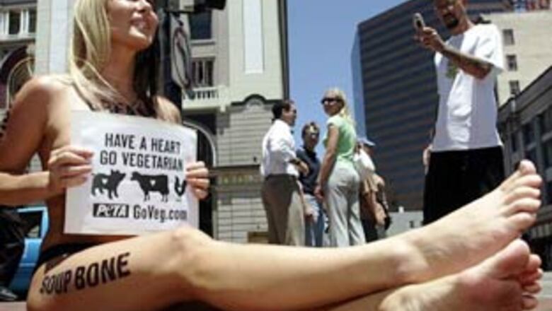 Pics: Models, celebs who bared it all for PETA