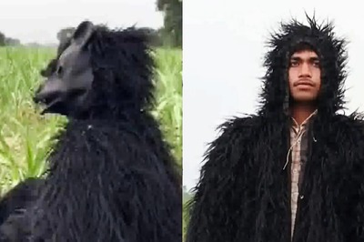 UP Farmers Wear 'Bear Costume' to Protect Crops From Monkeys, Pics Go Viral