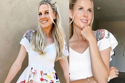 This Teacher Wore A Dress Coloured By Her Students On Last Day Of School