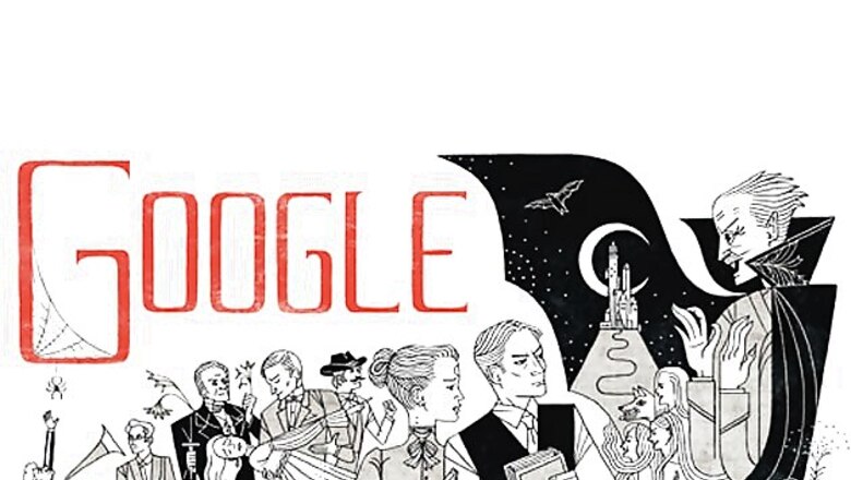 Bram Stoker's 165th birthday: Google posts a Dracula doodle