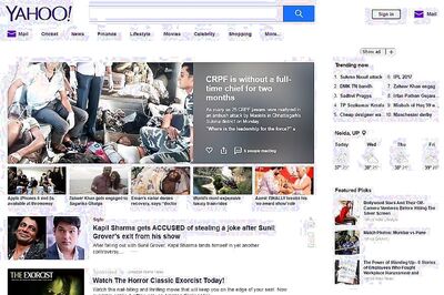 Yahoo India Homepage Gets Revamped With New Features