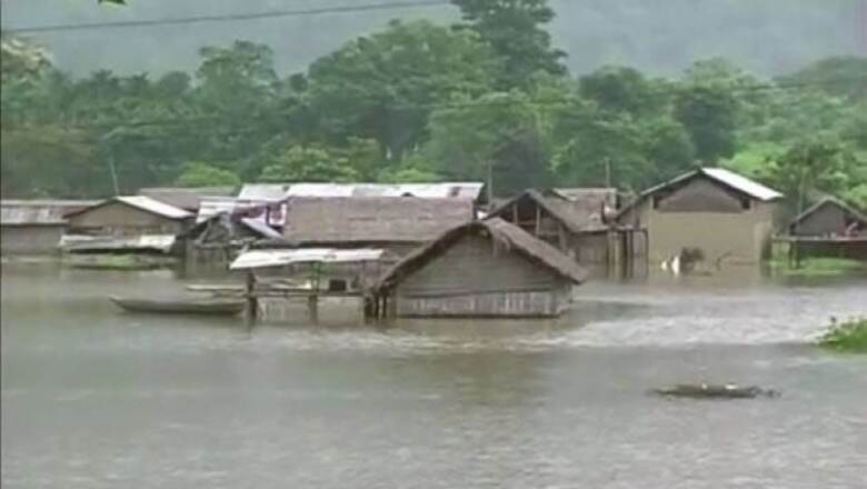 Flood alert in 10 districts of Assam, over 81,000 people affected