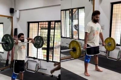Watch: Rishabh Pant Lifts Weights in Gym, Shows Signs of Fast Recovery
