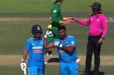 WATCH: Sanju Samson Celebrates His Maiden ODI Century in Style, Flexes Muscle; Netizens Hail Centurion