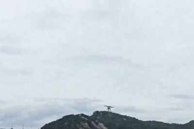 Watch: Tamil Nadu Authorities Use Drone To Deliver Biryani To Dogs Stranded In Cauvery Floods