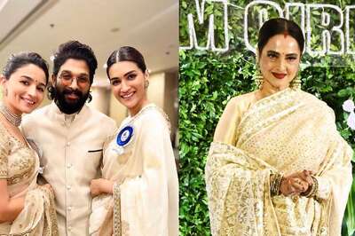 Allu Arjun, Kriti Sanon, Alia Bhatt Shine at National Awards; Rekha Dances at Hema Malini's Bday Bash