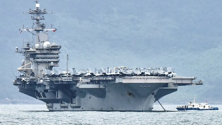 Navy Sailors Head Back to Aircraft Carrier Which Was Hit by Coronavirus Outbreak
