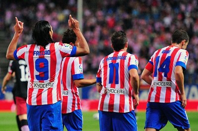 Falcao leads Atletico to 4-0 rout of Bilbao