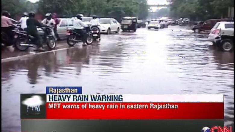 Rajasthan: Heavy rainfall expected in eastern parts of state, says Met