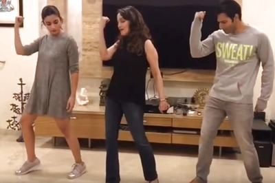 Varun- Alia Get Dance Lessons From Madhuri for Tamma Tamma