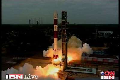Indian rocket carrying navigation satellite blasts off