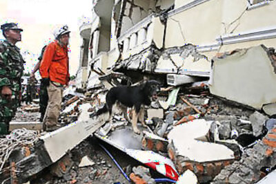 Strong earthquake hits Indonesia