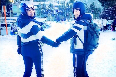 Priyanka Chopra, Nick Jonas Twin As They Say Bye to ‘ Winter Wonderland’ In California